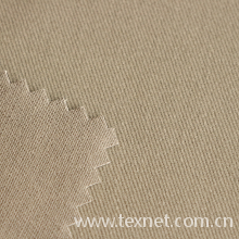 常州喜莱维纺织科技有限公司-全棉斜纹磨毛卡其反PU正白纹干蜡